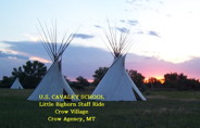 The site of the Little Bighorn Reenacment